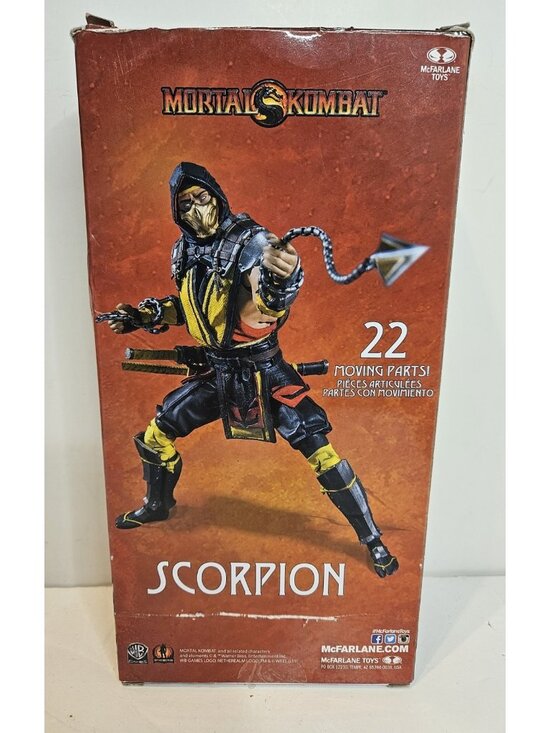 McFarlane Mortal Kombat 11 Scorpion Series 1 (Yellow Outfit) 7”  Figure * Read - Picture 5 of 8
